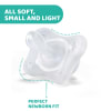 Soother:Physio MiniSoft Blue Silicone 0-2m 2pc