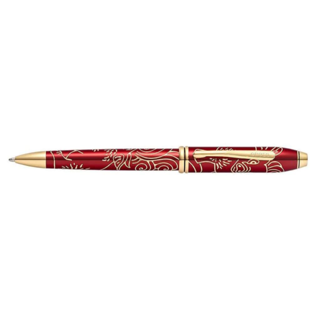 Year of Tiger Townsend Red Lacquer/23ct Ballpoint Pen