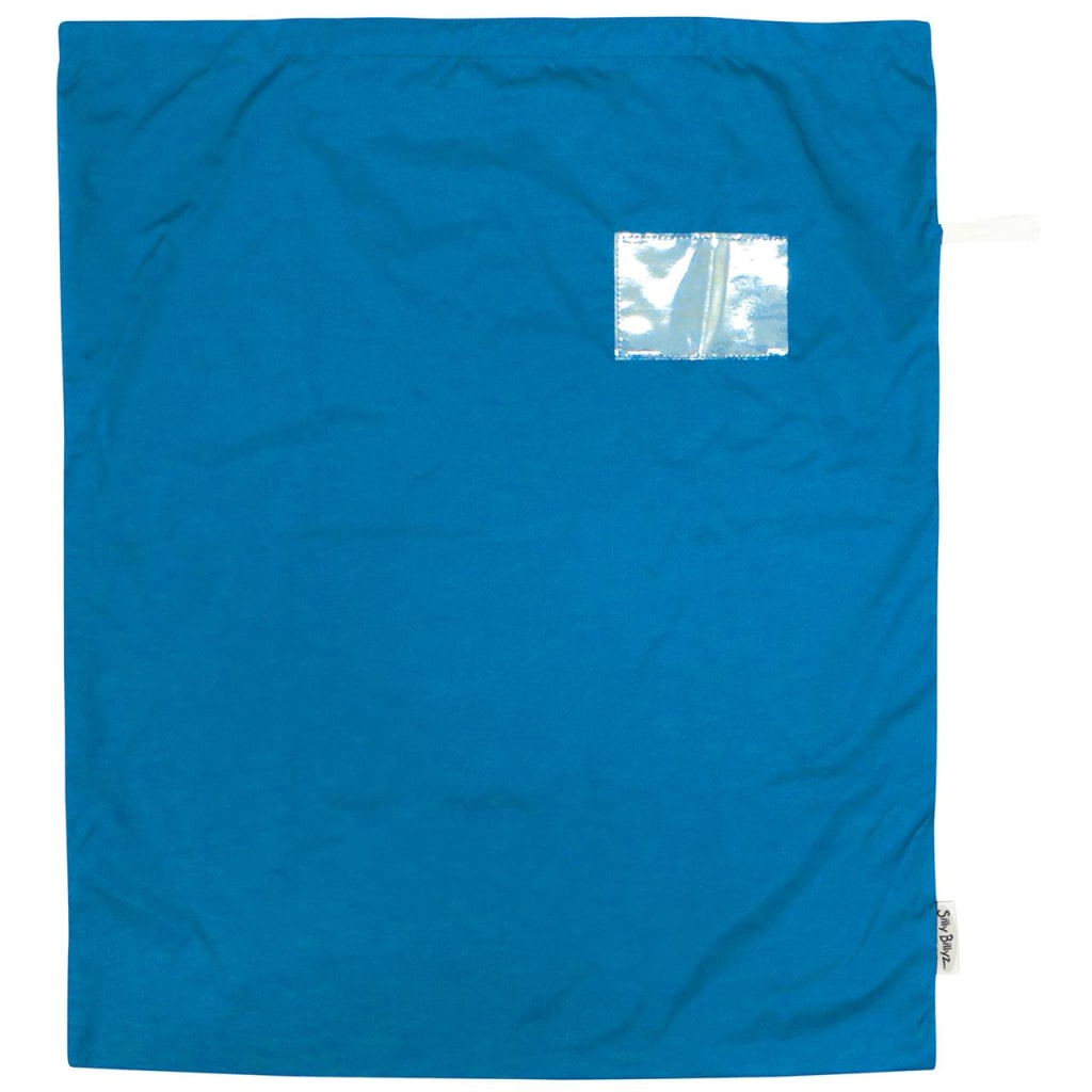 NYLON BEDDING BAG W/POCKET AQUA