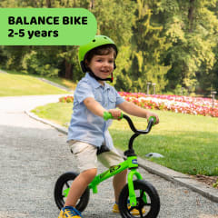 Balance Bike Green Rocket