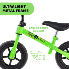 Balance Bike Green Rocket