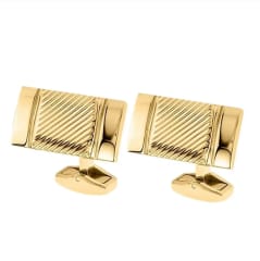 Apogee S/Steel with IP Gold Cufflinks