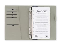 FILOFAX PERSONAL DOMINO ORGANISER BLACK
