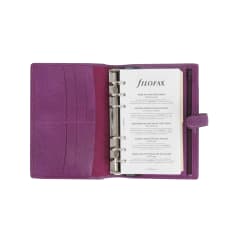 FILOFAX PERSONAL FINSBURY ORGANISER RASPBERRY