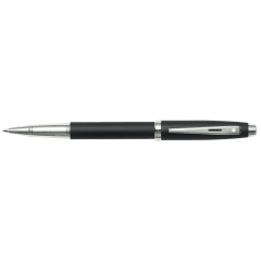 100 Matte Black / Nickel Polished Trim Roller Ball Pen