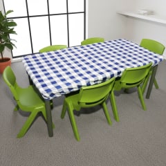 SILLY BILLYZ Tablecloth 120X60CM GINGHAM RECT BLUE