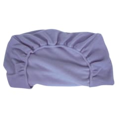 COT SHEET LILAC FITTED POLA FLEECE