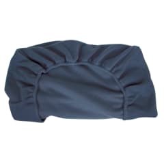 COT SHEET NAVY FITTED POLA FLEECE