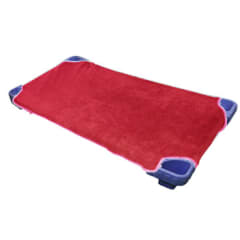 STACK/BED FITTED RED FLEECE