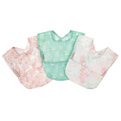 Nylon Pocket Bib 3pk Girl