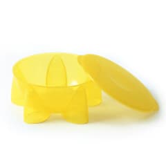 BOOSTER SNACK POT & LID YELLOW