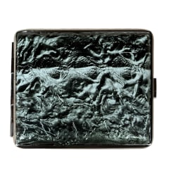 Aztec blk text cig case