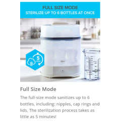 CHICCO SterilNatural: 3in1 Steriliser