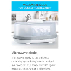 CHICCO SterilNatural: 3in1 Steriliser