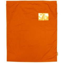 SILLY BILLYZ NYLON BEDDING BAG W/POCKET ORANGE