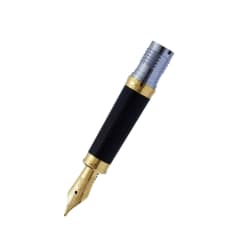 Vntg Cent 23CT Gold Plated Medium Nib GR