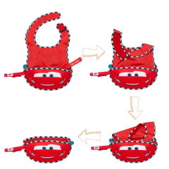 B.BOX Disney McQueen Travel Bib