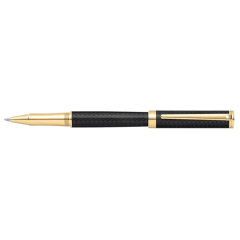 Intensity Engrvd Matte Black/Black Trim Rollerball Pen