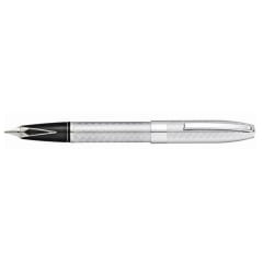 Legacy HP Chrome Chevron Pattern Medium Fountain Pen