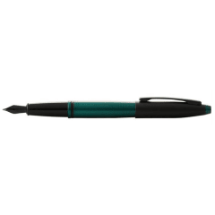 Calais Matte Green/Black Fountain Pen, Medium Nib