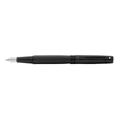 Sheaffer® 300 9343 Matte Black Fountain Pen With Black trim - Medium