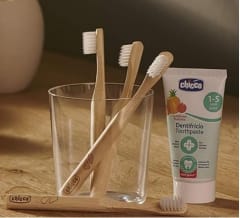 CHICCO Oral Care: Bamboo Toothbrush 3+ yrs