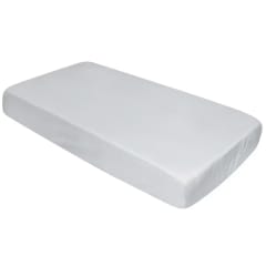 Spacesaver Cot Sheet Fitted Polycotton Silver