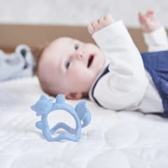 B.BOX Wrist Teether - Lullaby Blue Fox