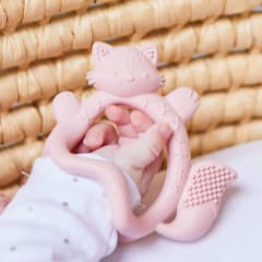 B.BOX Wrist Teether - Blush Fox