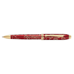 Year of Tiger Townsend Red Lacquer/23ct Ballpoint Pen