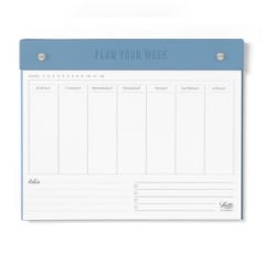 LETTS Conscious Undated WklyNotepad Ocean