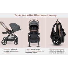 CHICCO Stroller: Mysa Black Satin
