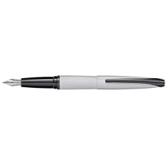 ATX Brushed Chrome Fountain Pen, Medium Nib