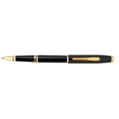 CROSS Coventry Black Lacquer with Gold Rollerball Pen