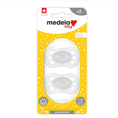 MEDELA Soother Newborn Trans Unisex 0-2mth 2pk
