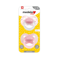 MEDELA Soother Original Girl 6-18mth 2pk
