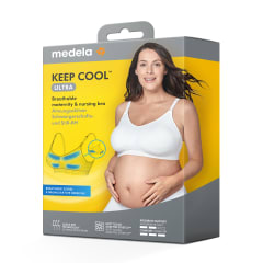 MEDELA Keep Cool Ultra Mat/Nursing Bra Blk M