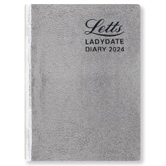 LETTS 2024 Ladydate Mini Pkt 2DTP Eng Silver