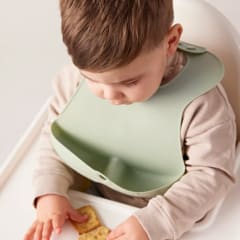 B.BOX Silicone Bib - sage