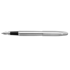 VFM Brushed Chrome/ Chrome Trim Medium Fountain Pen