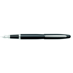 VFM Matte Black Chrome PT Fine Nib Fountain Pen