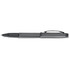 Sheaffer 	 100 Gloss Dark Grey Gunmetal PVD Trim Rollerball Pen