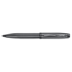 Sheaffer 100 Gloss Dark Grey Gunmetal PVD Trim Ballpoint Pen