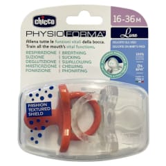 CHICCO Soother:Ph Soft Luxe Sil 16-36m 2pc Or-T