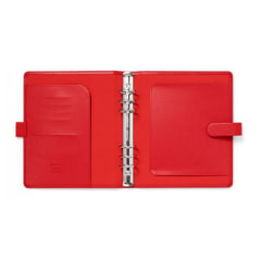 FILOFAX A5 Organiser Saffiano Poppy