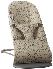 Baby Bjorn Bouncer Bliss Woven Beige/Dark Grey