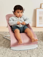 Baby Bjorn Bouncer Bliss Woven Petal Quilt Dusty Pink