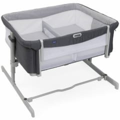 CHICCO Crib: Next2Me Twins Magnet Grey