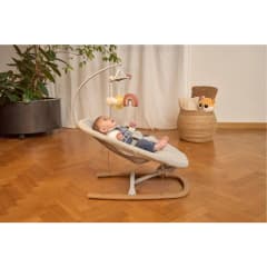 CHICCO Bouncer: Zen Wave Floating Wooden Grey