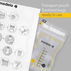 MEDELA Easy Pour Breast Milk Storage Bags 50pk